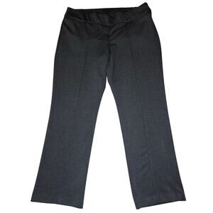 Lane Bryant Women’s Pull On Ponte Knit Pant Size 22 Gray Straight Leg Seam